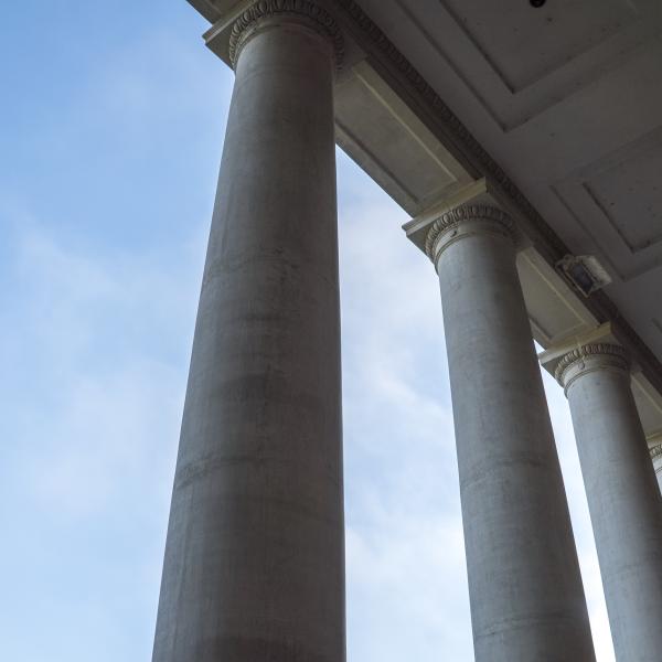 Pillars at the Memorial Union